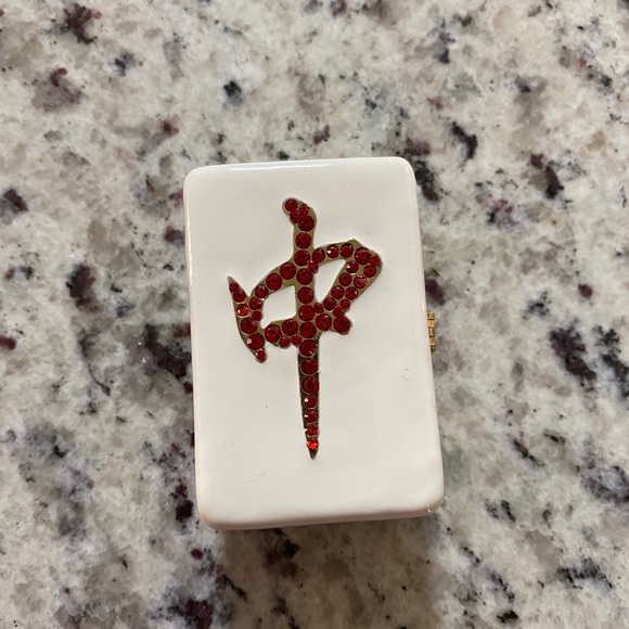 MAH JONGG MADNESS Enameled Hinged Trinket Box - Picture 2 of 4